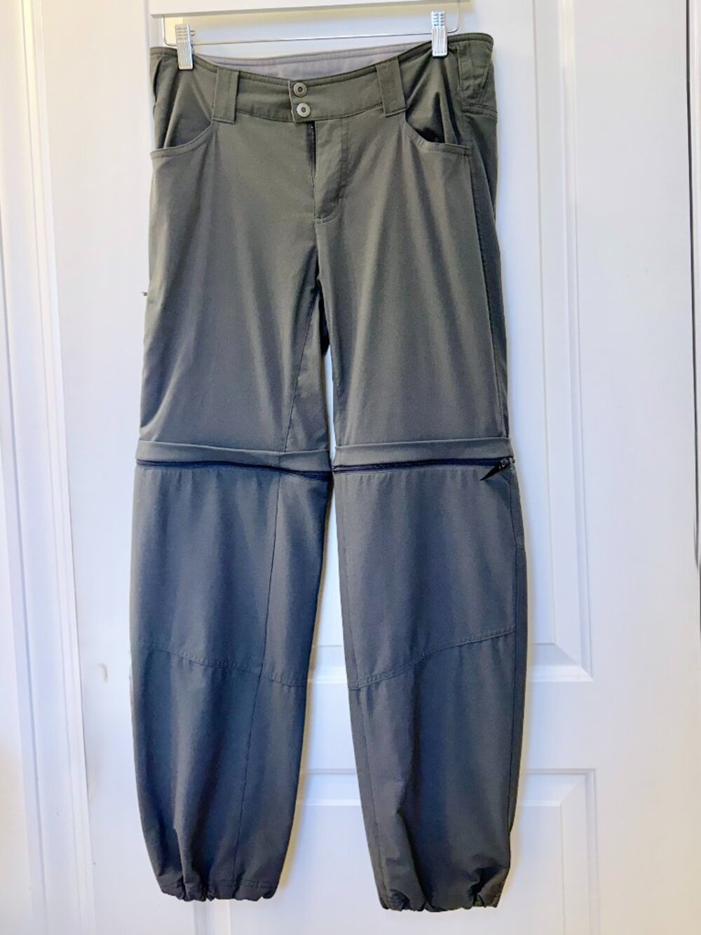 Columbia Omni-Shield Zip Off Convertible Hiking Pants Gray Size 10 Short